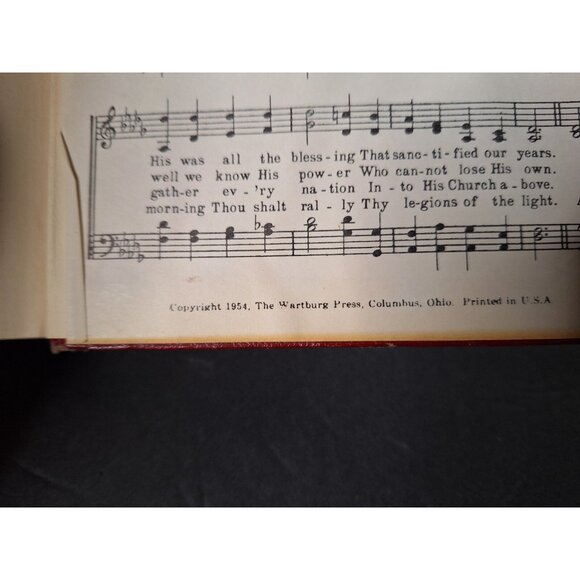 American Lutheran Hymnal 1930 Hardcover Vintage - Picture 7 of 16